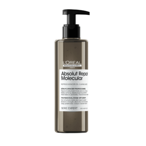 Sérum con enjuague de reparación molecular para cabello dañado